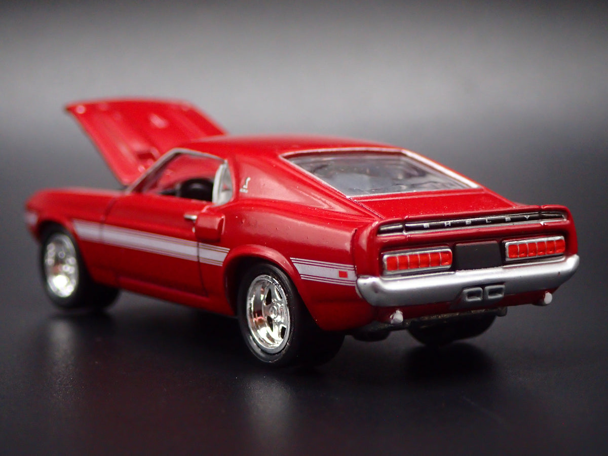 1969 69 FORD MUSTANG SHELBY GT350 FASTBACK RED 1/64 SCALE DIECAST MODEL CAR