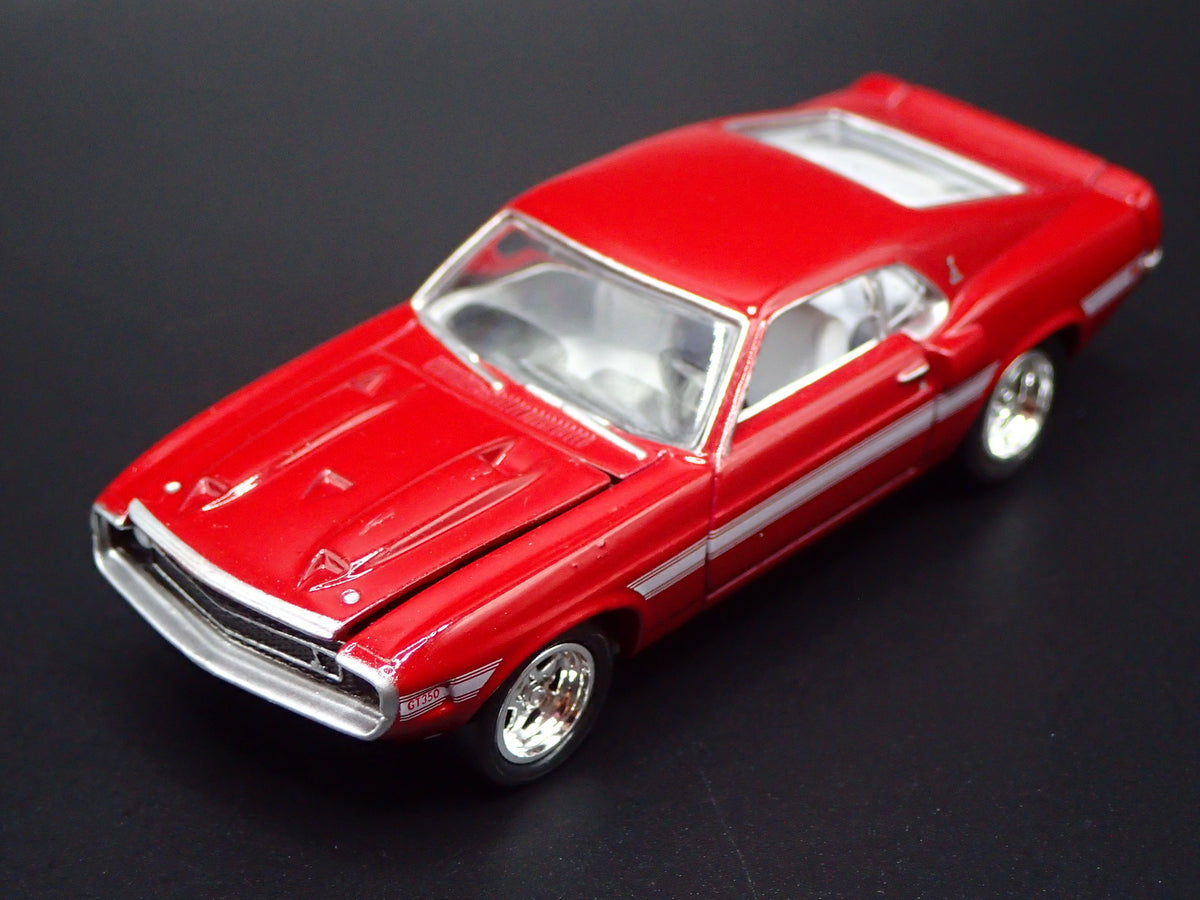 1969 69 FORD MUSTANG SHELBY GT350 FASTBACK RED 1/64 SCALE DIECAST MODEL CAR