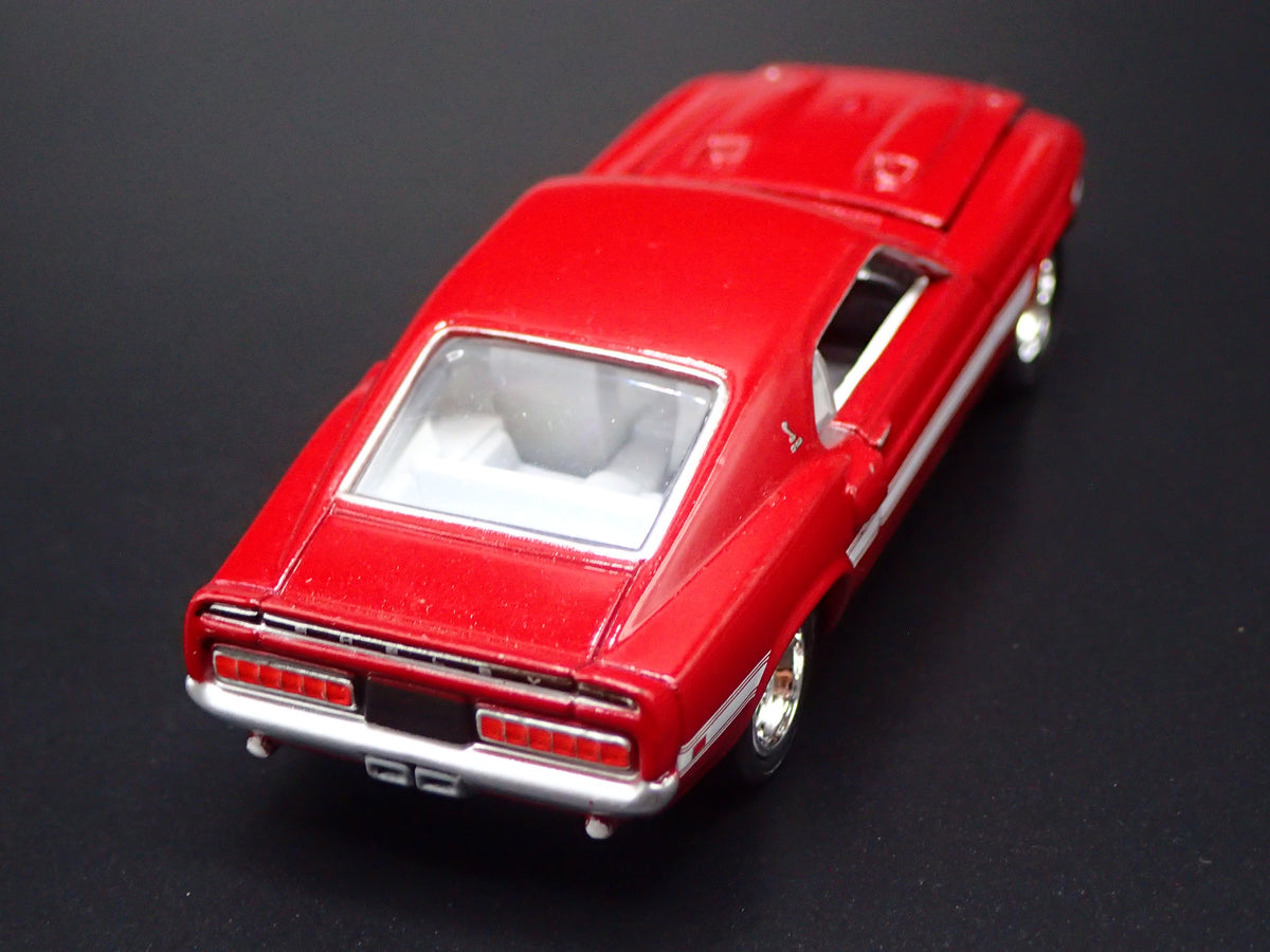 1969 69 FORD MUSTANG SHELBY GT350 FASTBACK RED 1/64 SCALE DIECAST MODEL CAR