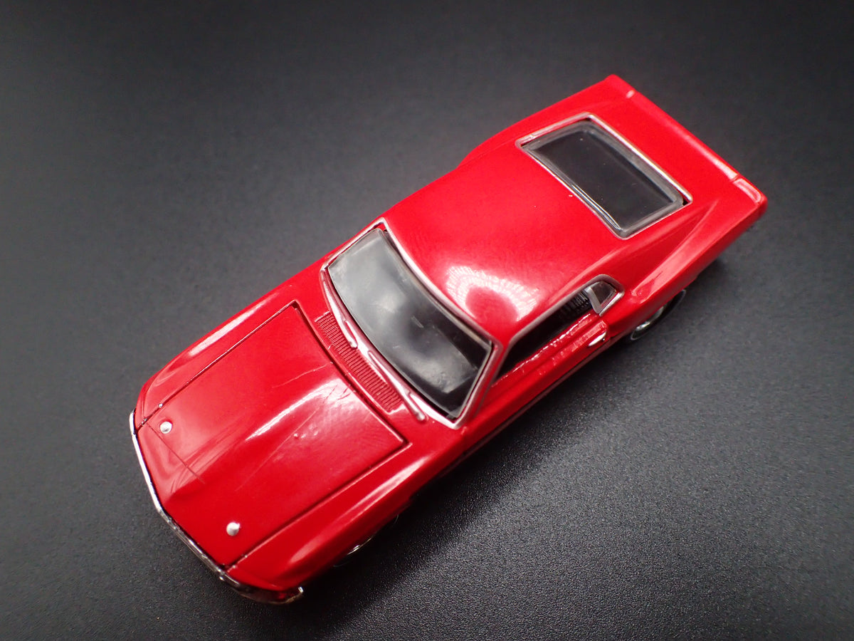 1970 70 FORD MUSTANG GRABBER FASTBACK RED 1:64 SCALE DIORAMA DIECAST MODEL CAR