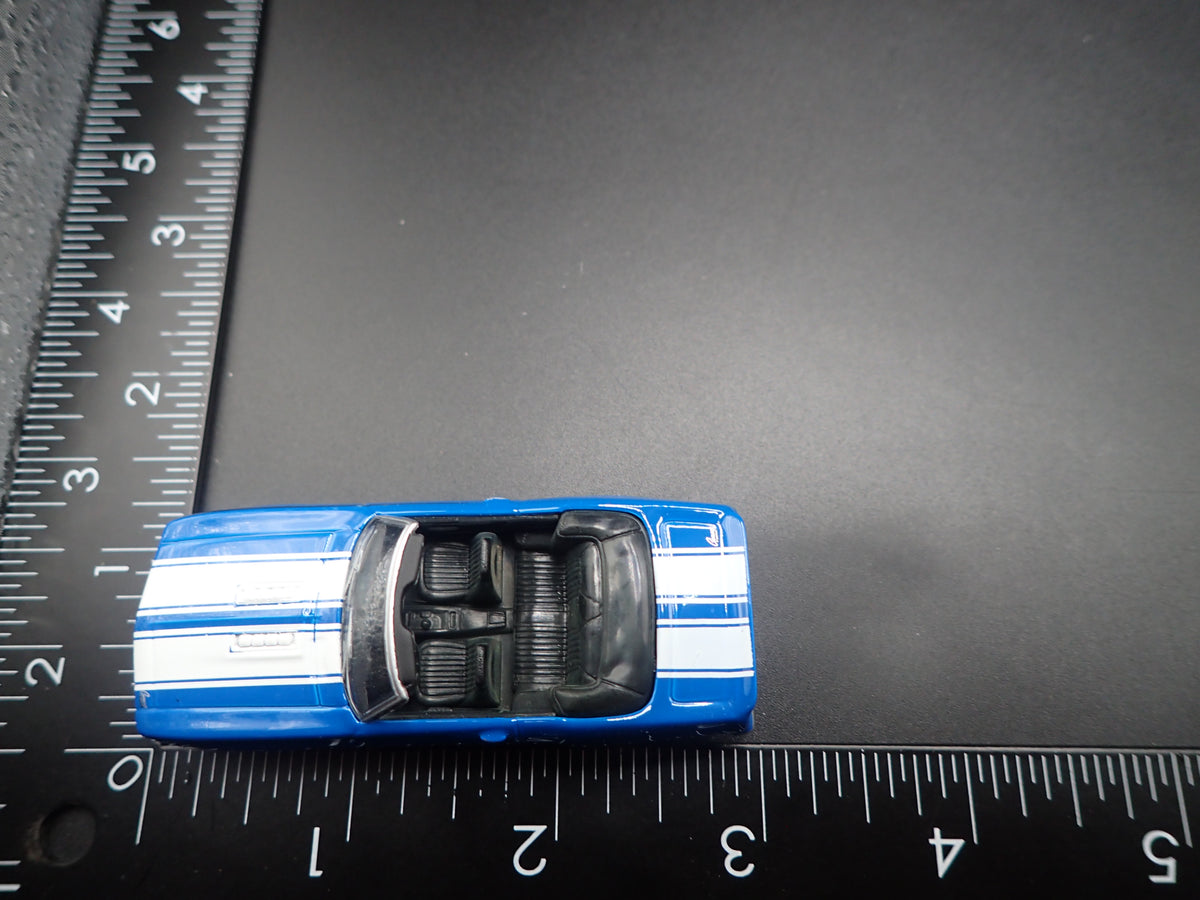 1969 69 CHEVY CHEVROLET CAMARO SS CONVERTIBLE BLUE 1/64 SCALE DIECAST MODEL CAR