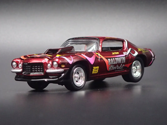 1970 70 CHEVY CHEVROLET CAMARO NHRA DRAG CAR MOTION 1:64 SCALE DIECAST MODEL CAR-Burning Rubber Toy Company