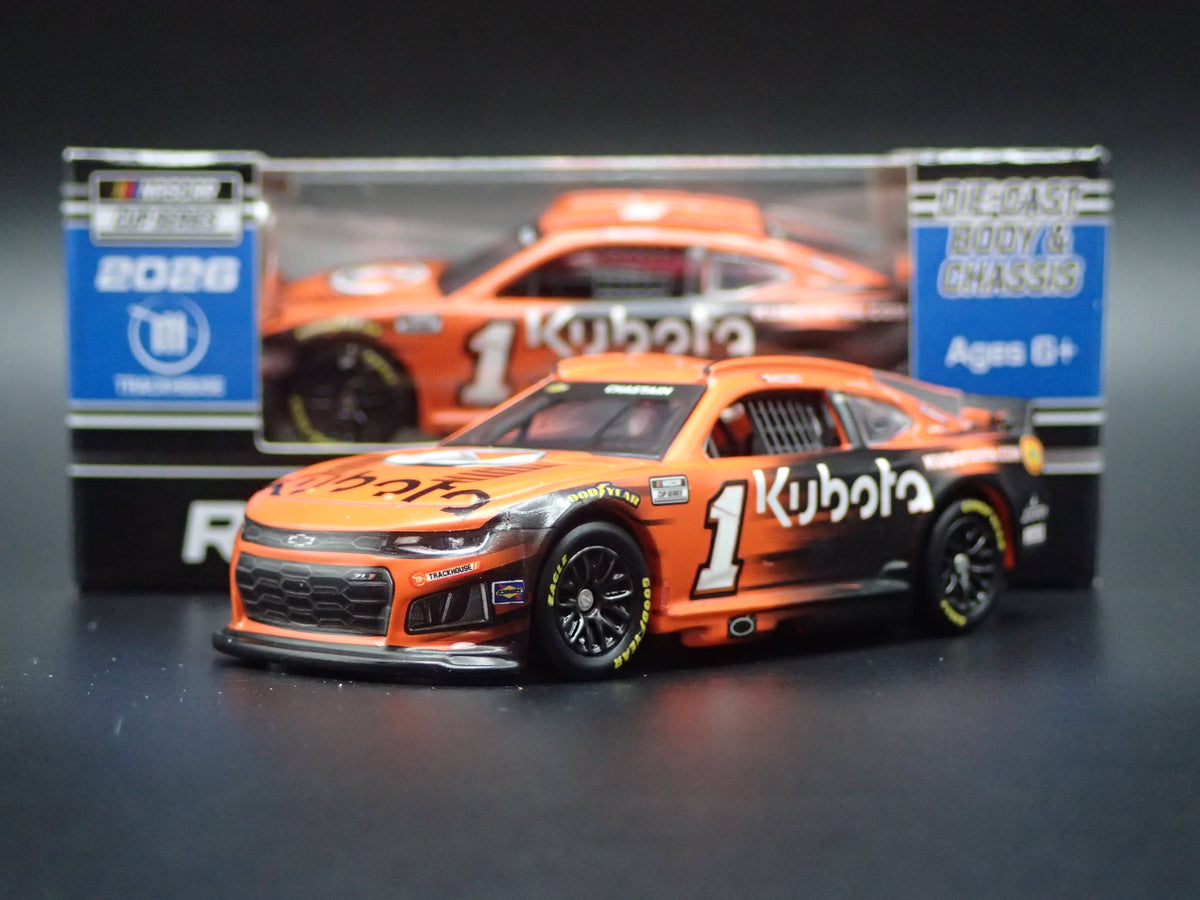 2026 26 CHEVROLET 1 ROSS CHASTAIN KUBOTA NASCAR 1:64 SCALE DIECAST CAR