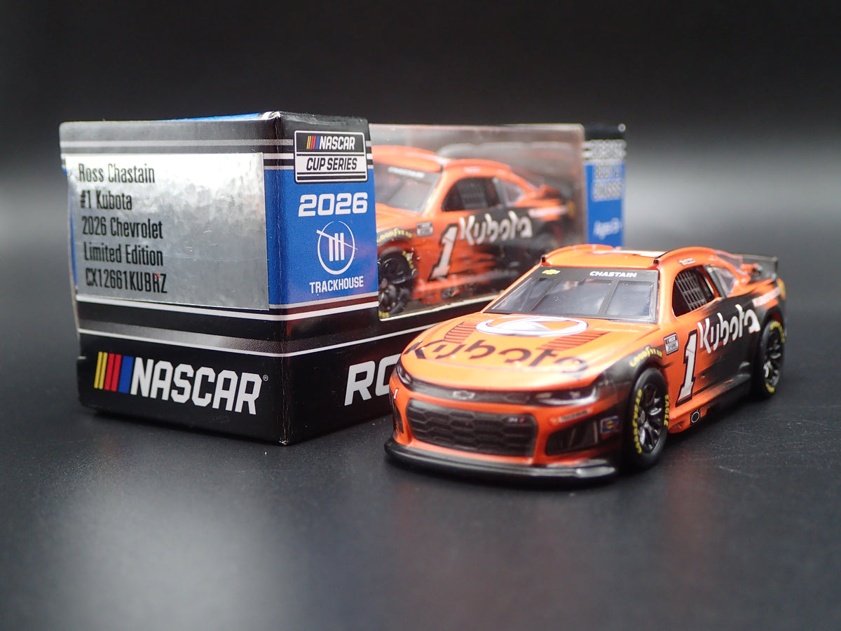 2026 26 CHEVROLET 1 ROSS CHASTAIN KUBOTA NASCAR 1:64 SCALE DIECAST CAR