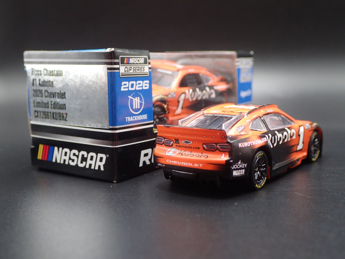 2026 26 CHEVROLET 1 ROSS CHASTAIN KUBOTA NASCAR 1:64 SCALE DIECAST CAR