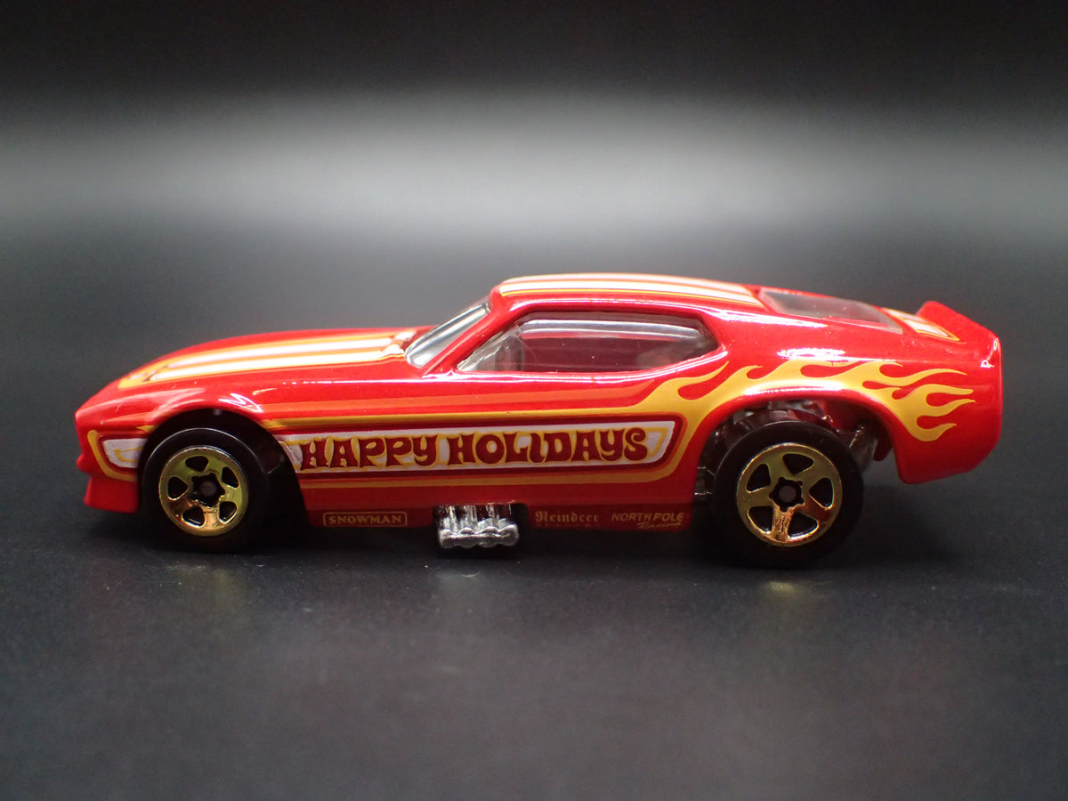 1971 71 FORD MUSTANG FUNNY CAR NHRA RED 1:64 SCALE DIORAMA DIECAST MODEL CAR