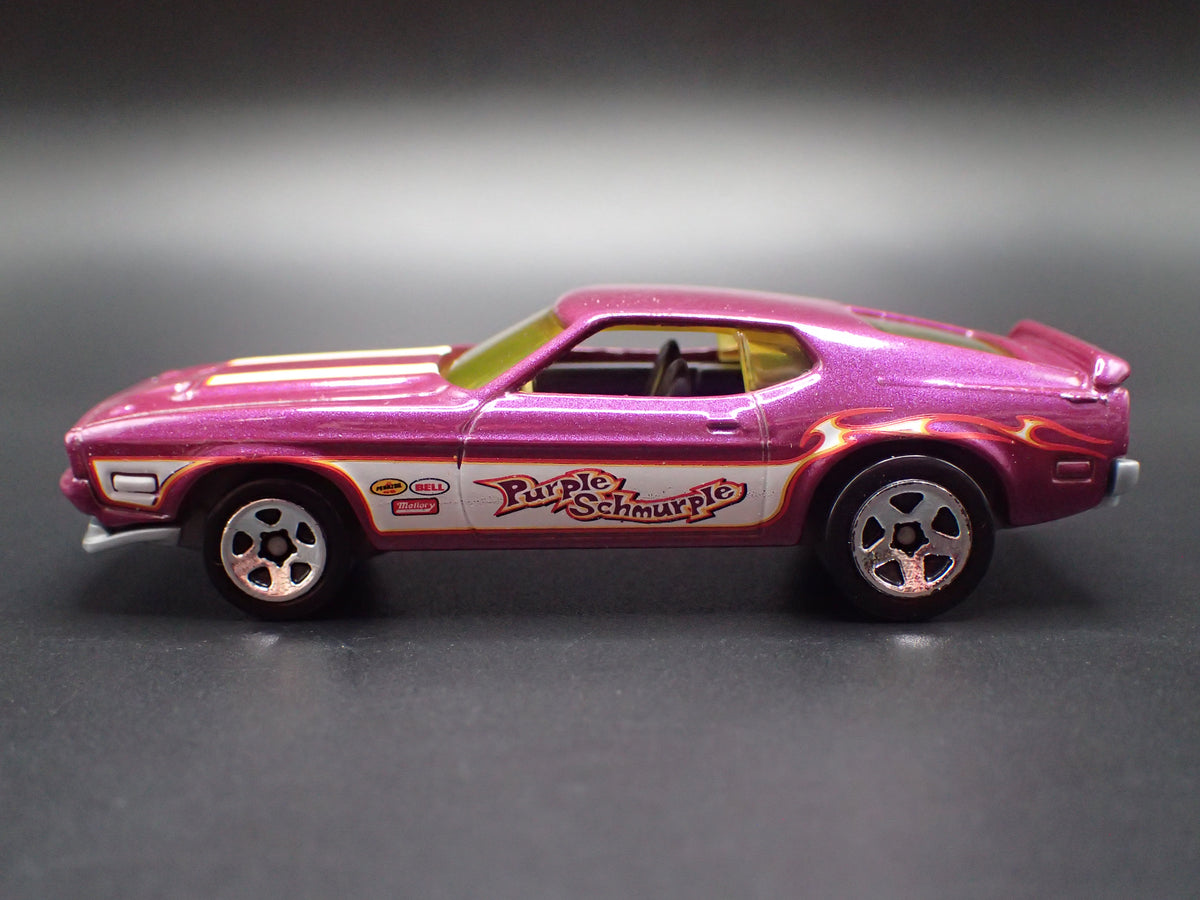 1971 71 FORD MUSTANG FUNNY CAR NHRA PURPLE 1:64 SCALE DIORAMA DIECAST MODEL CAR