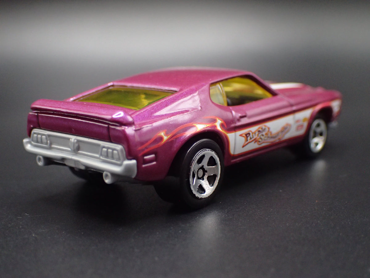 1971 71 FORD MUSTANG FUNNY CAR NHRA PURPLE 1:64 SCALE DIORAMA DIECAST MODEL CAR