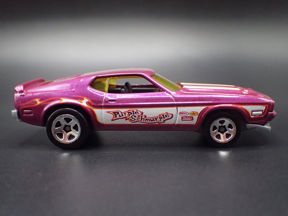 1971 71 FORD MUSTANG FUNNY CAR NHRA PURPLE 1:64 SCALE DIORAMA DIECAST MODEL CAR