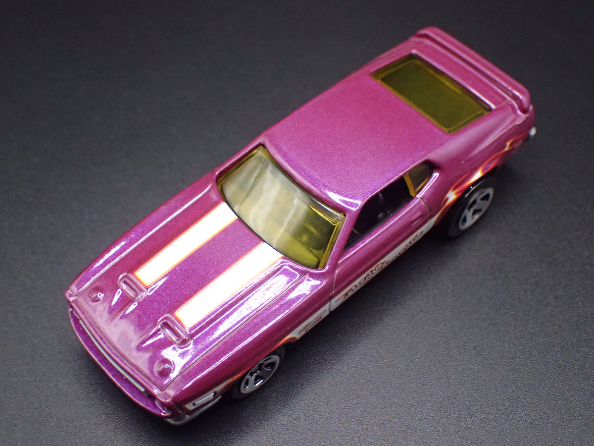 1971 71 FORD MUSTANG FUNNY CAR NHRA PURPLE 1:64 SCALE DIORAMA DIECAST MODEL CAR