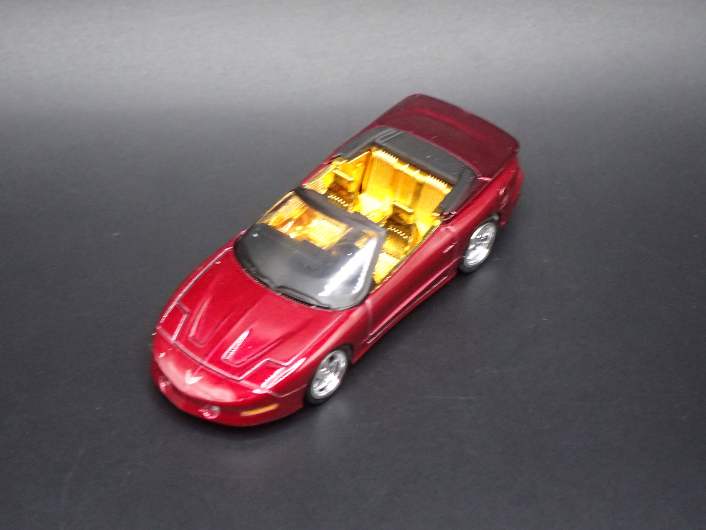 1996 PONTIAC FIREBIRD TA CONVERTIBLE AUTO WORLD ULTRA RED CHASE 1/64 DIECAST CAR