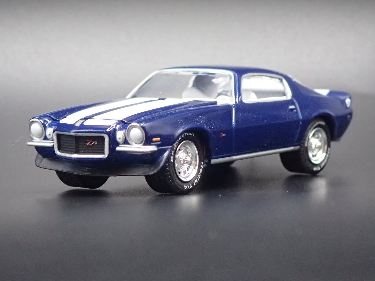 1970 70 CHEVY CHEVROLET CAMARO Z28 BLUE 1:64 SCALE DIECAST MODEL CAR