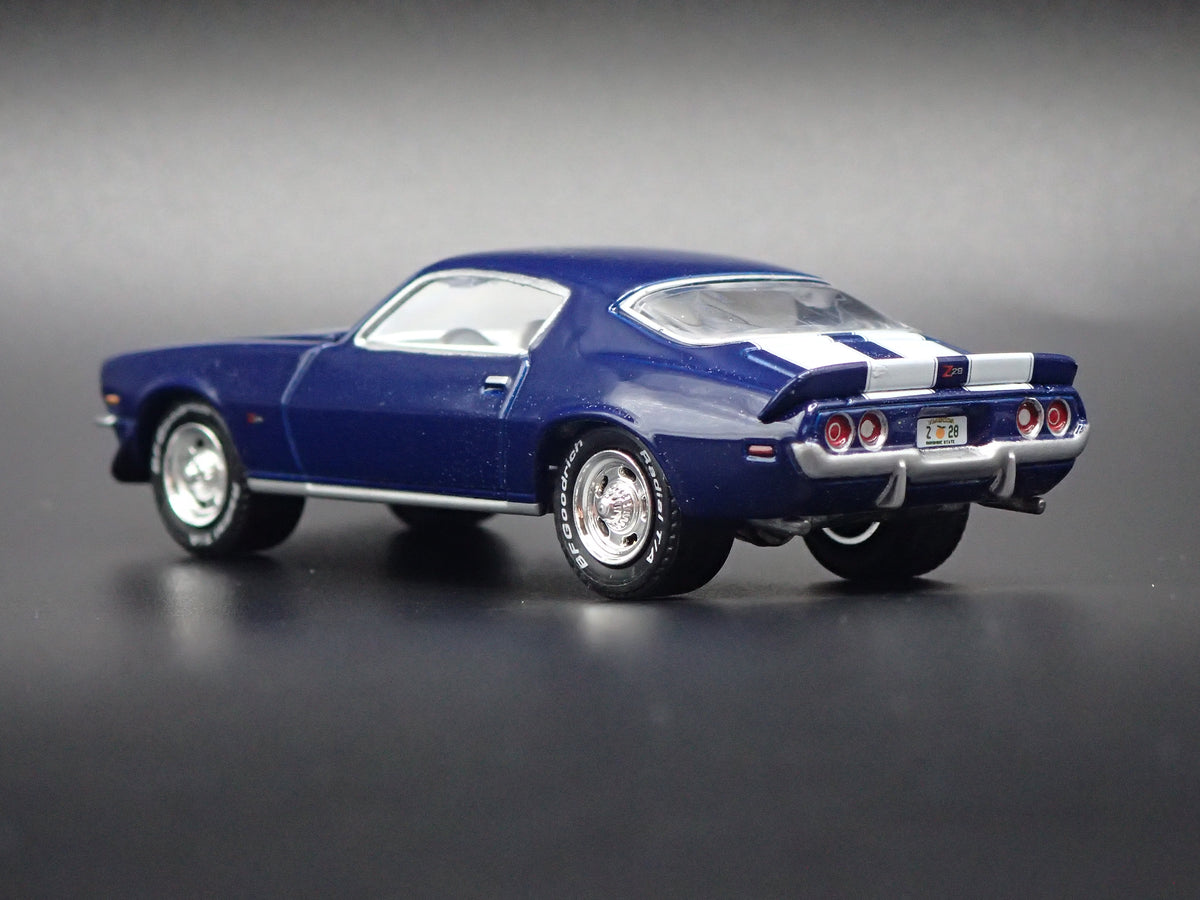 1970 70 CHEVY CHEVROLET CAMARO Z28 BLUE 1:64 SCALE DIECAST MODEL CAR
