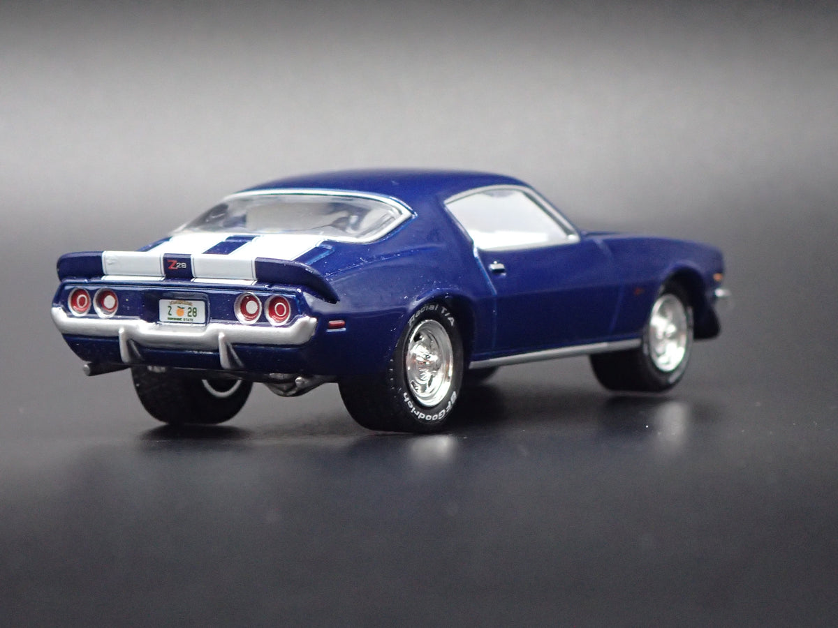 1970 70 CHEVY CHEVROLET CAMARO Z28 BLUE 1:64 SCALE DIECAST MODEL CAR