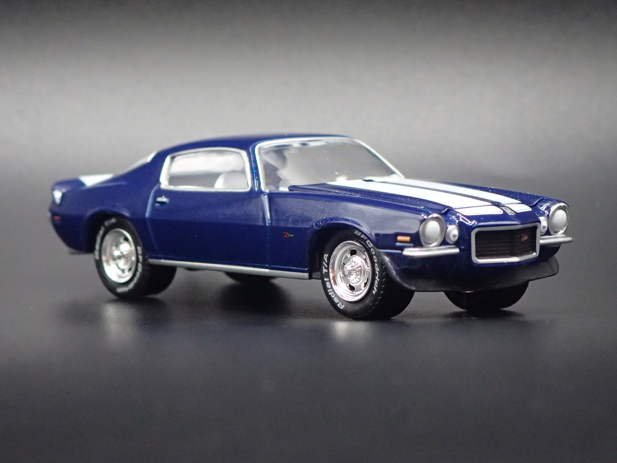 1970 70 CHEVY CHEVROLET CAMARO Z28 BLUE 1:64 SCALE DIECAST MODEL CAR