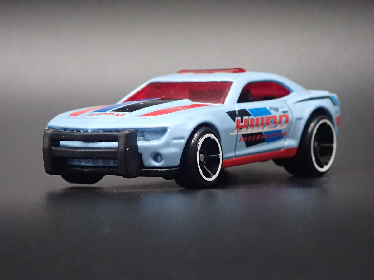2010-2015 CHEVY CHEVROLET CAMARO SS POLICE 1/64 SCALE DIORAMA DIECAST MODEL CAR