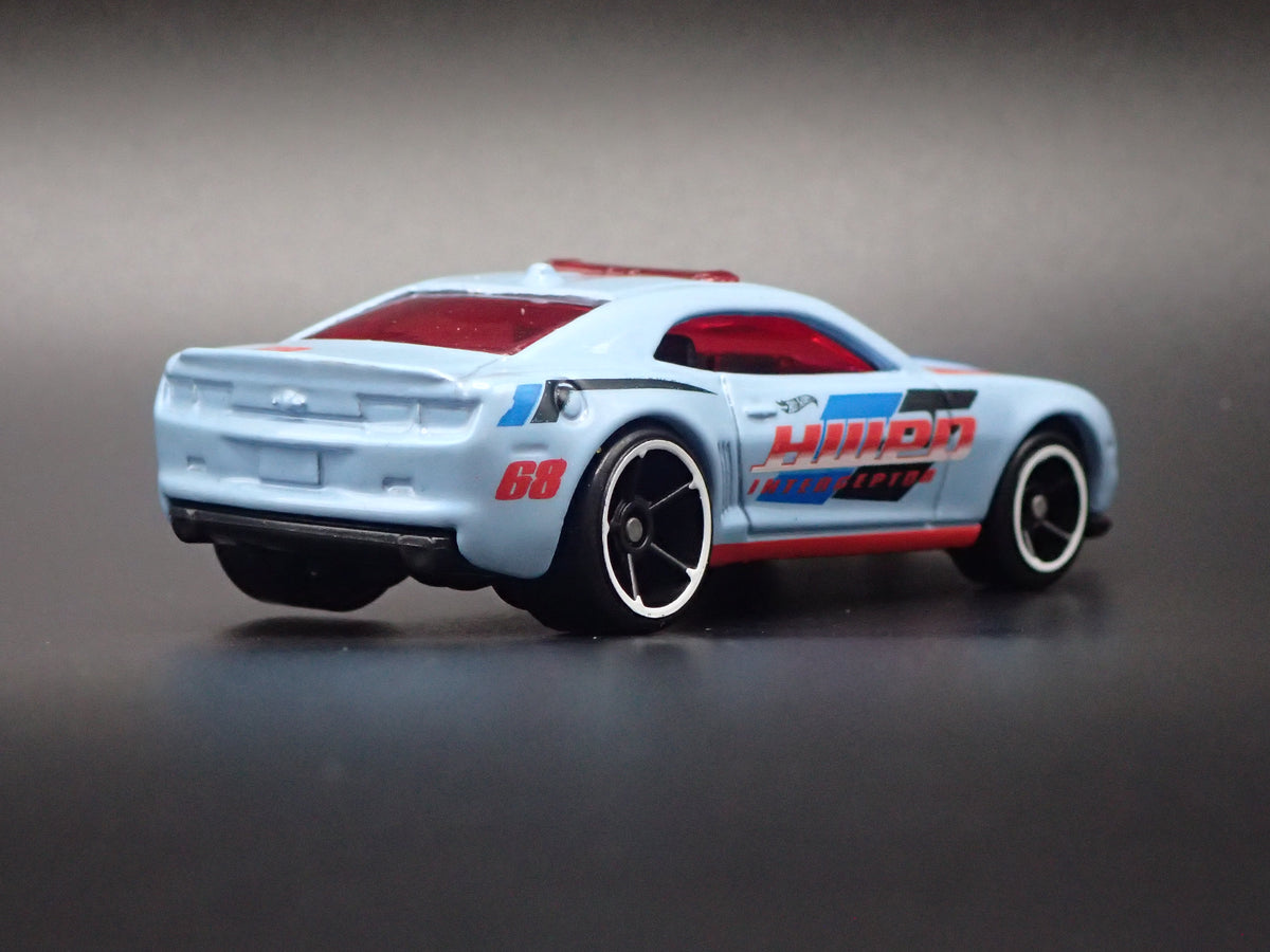 2010-2015 CHEVY CHEVROLET CAMARO SS POLICE 1/64 SCALE DIORAMA DIECAST MODEL CAR