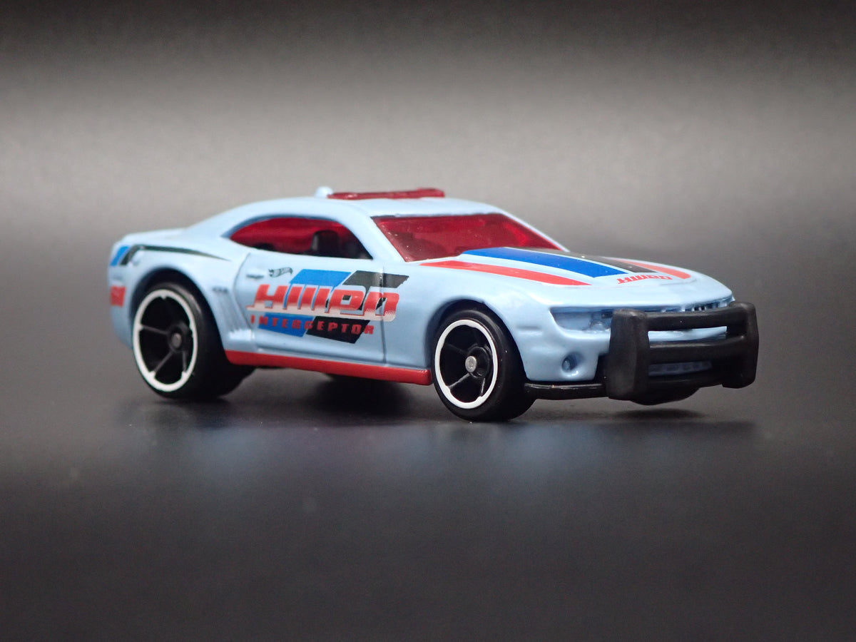 2010-2015 CHEVY CHEVROLET CAMARO SS POLICE 1/64 SCALE DIORAMA DIECAST MODEL CAR