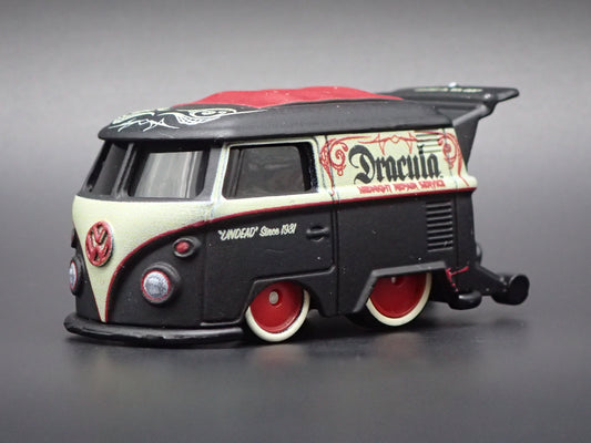 VW VOLKSWAGEN KOOL KOMBI BUS VAN DRAGULA 1:64 COLLECTIBLE DIORAMA DIECAST MODEL CAR