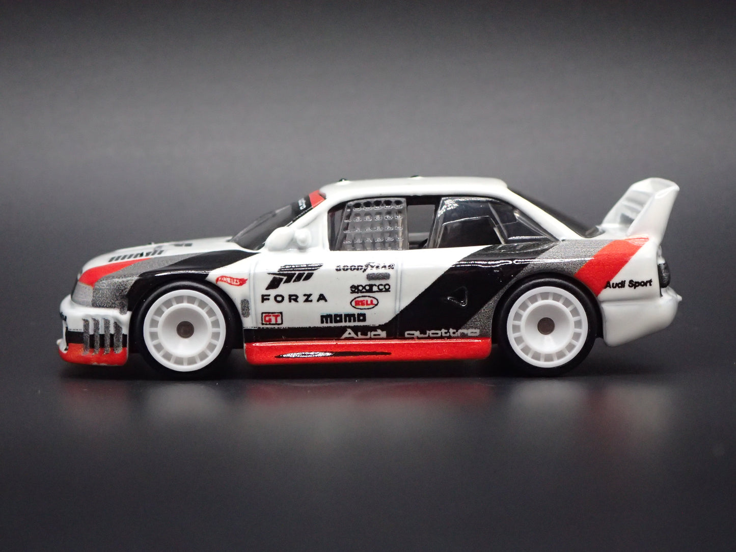 AUDI 90 QUATTRO IMSA RACE CAR 1:64 SCALE COLLECTIBLE DIORAMA DIECAST MODEL CAR