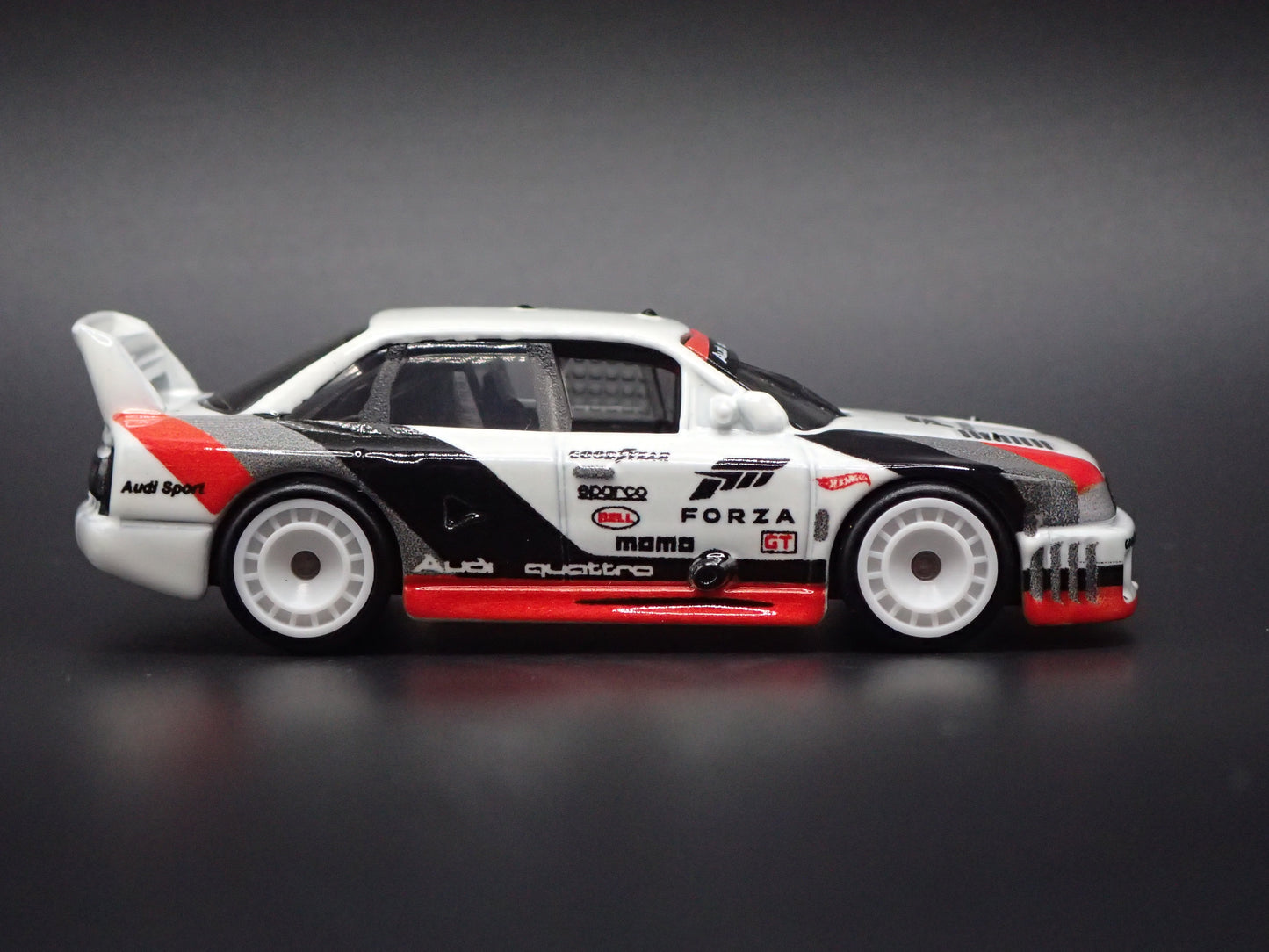 AUDI 90 QUATTRO IMSA RACE CAR 1:64 SCALE COLLECTIBLE DIORAMA DIECAST MODEL CAR