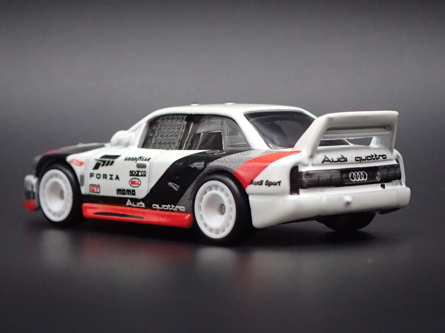 AUDI 90 QUATTRO IMSA RACE CAR 1:64 SCALE COLLECTIBLE DIORAMA DIECAST MODEL CAR