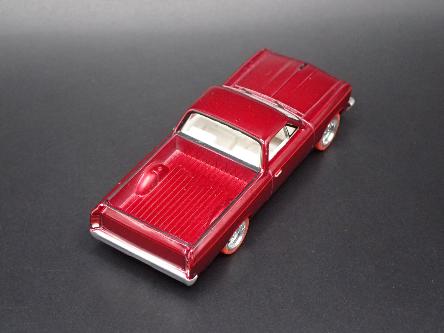 1966 CHEVROLET CHEVY EL CAMINO ULTRA RED 1:64 SCALE DIORAMA DIECAST MODEL CAR