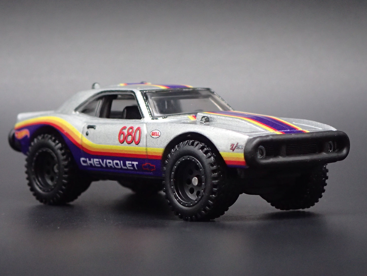 1967 67 CHEVY CHEVROLET CAMARO OFF ROAD GRAY 1:64 SCALE DIECAST MODEL CAR