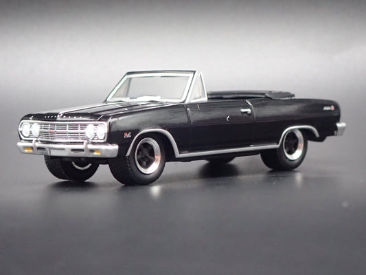 1965 65 CHEVY CHEVROLET CHEVELLE CONVERTIBLE 1:64 SCALE DIORAMA DIECAST MODEL CAR-Burning Rubber Toy Company