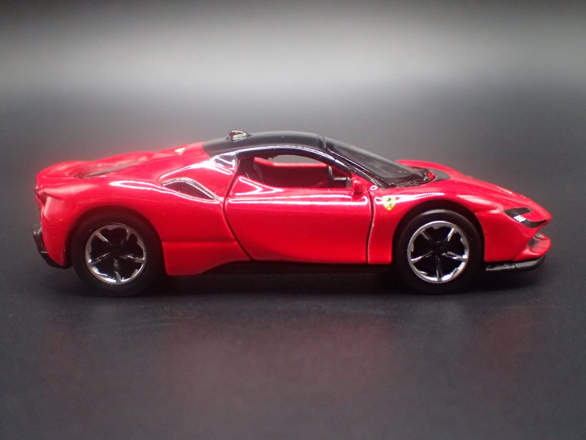 2020-2025 FERRARI SF90 STRADALE 1:64 SCALE COLLECTIBLE DIORAMA DIECAST MODEL CAR