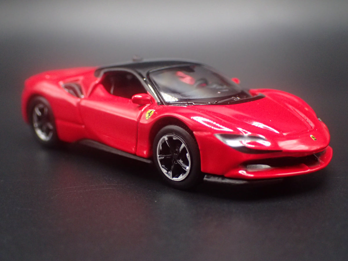 2020-2025 FERRARI SF90 STRADALE 1:64 SCALE COLLECTIBLE DIORAMA DIECAST MODEL CAR