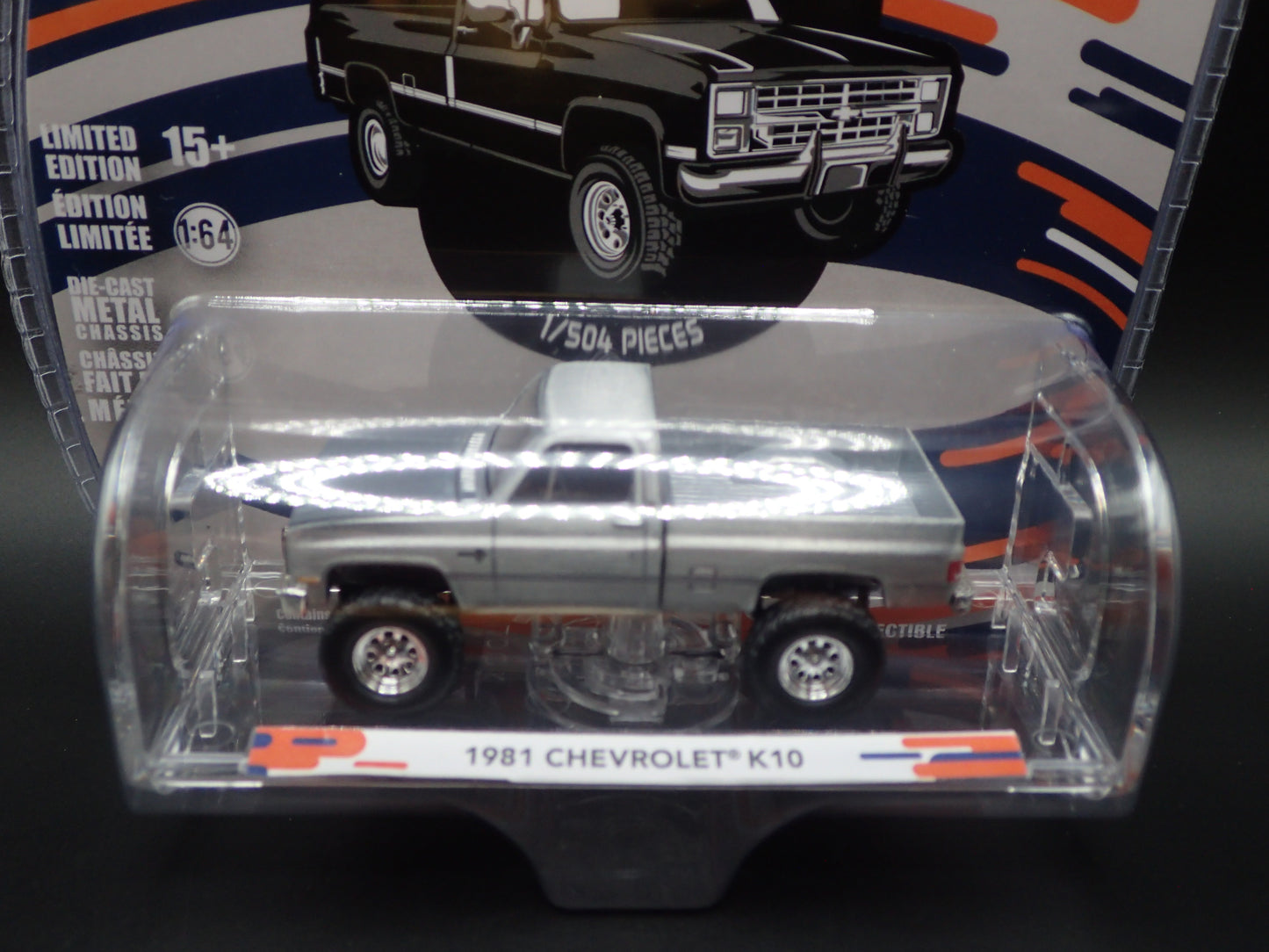 2026 GREENLIGHT RAW MACHINE 1981 CHEVY K10 PICKUP TRUCK SQUAREBODY CTC CHASE