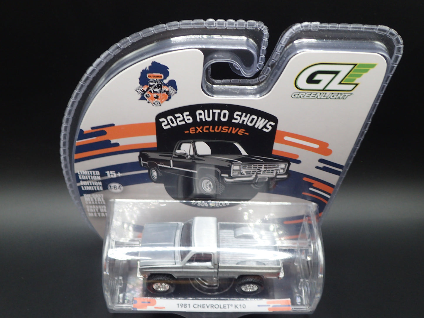 2026 GREENLIGHT RAW MACHINE 1981 CHEVY K10 PICKUP TRUCK SQUAREBODY CTC CHASE