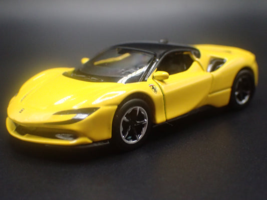 2020-2025 FERRARI SF90 STRADALE 1:64 SCALE COLLECTIBLE DIORAMA DIECAST MODEL CAR-Burning Rubber Toy Company