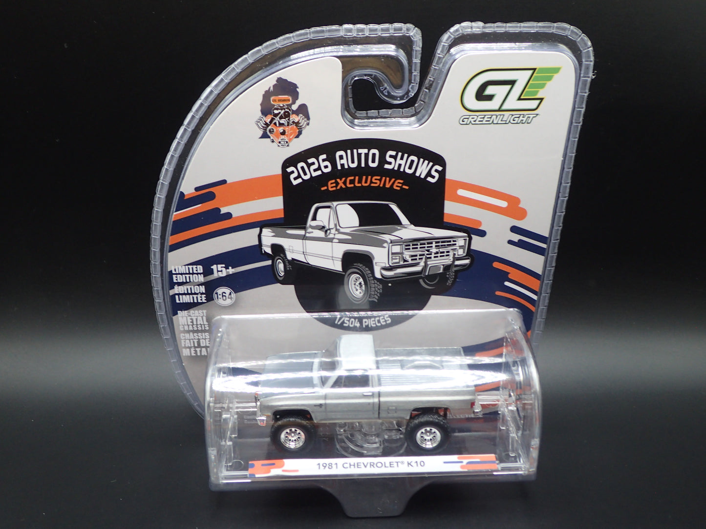 2026 GREENLIGHT RAW MACHINE 1981 CHEVY K10 PICKUP TRUCK SQUAREBODY CTC CHASE