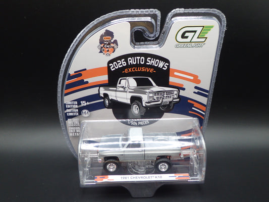 2026 GREENLIGHT RAW MACHINE 1981 CHEVY K10 PICKUP TRUCK SQUAREBODY CTC CHASE