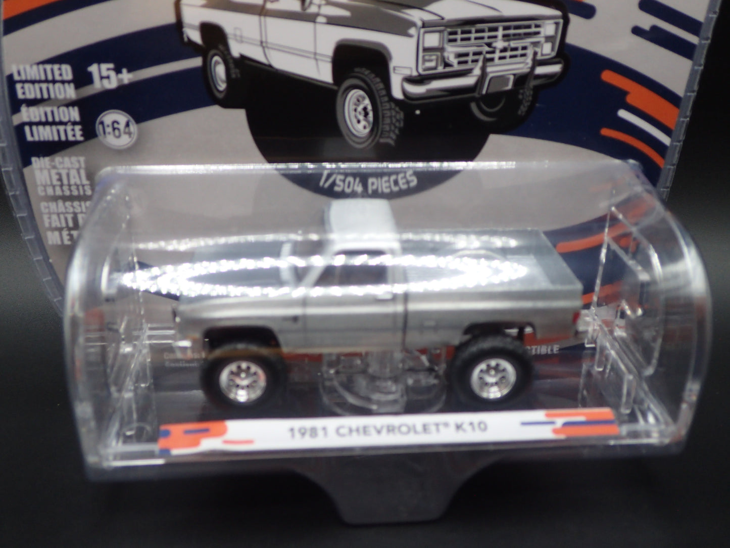 2026 GREENLIGHT RAW MACHINE 1981 CHEVY K10 PICKUP TRUCK SQUAREBODY CTC CHASE