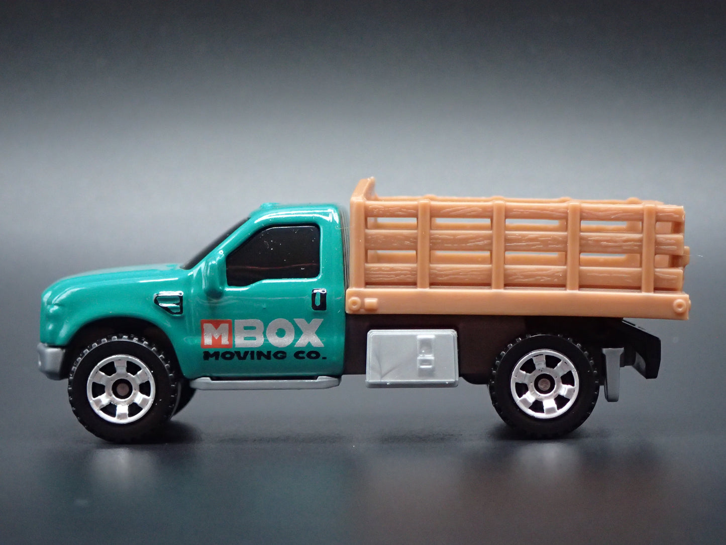 2017-2022 FORD F350 STAKE BED PICKUP TRUCK MOVING CO. 1:64 MB SCALE DIECAST MODEL CAR