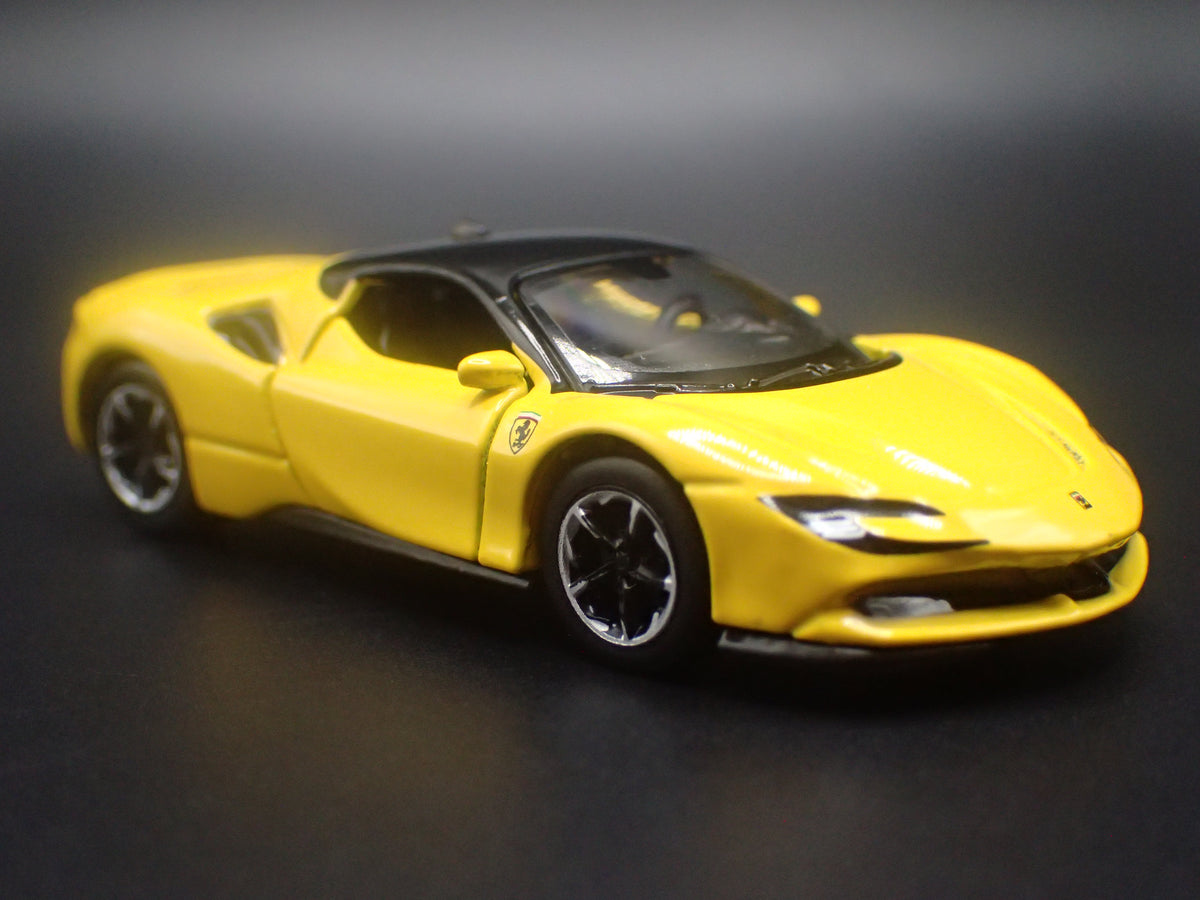 2020-2025 FERRARI SF90 STRADALE 1:64 SCALE COLLECTIBLE DIORAMA DIECAST MODEL CAR