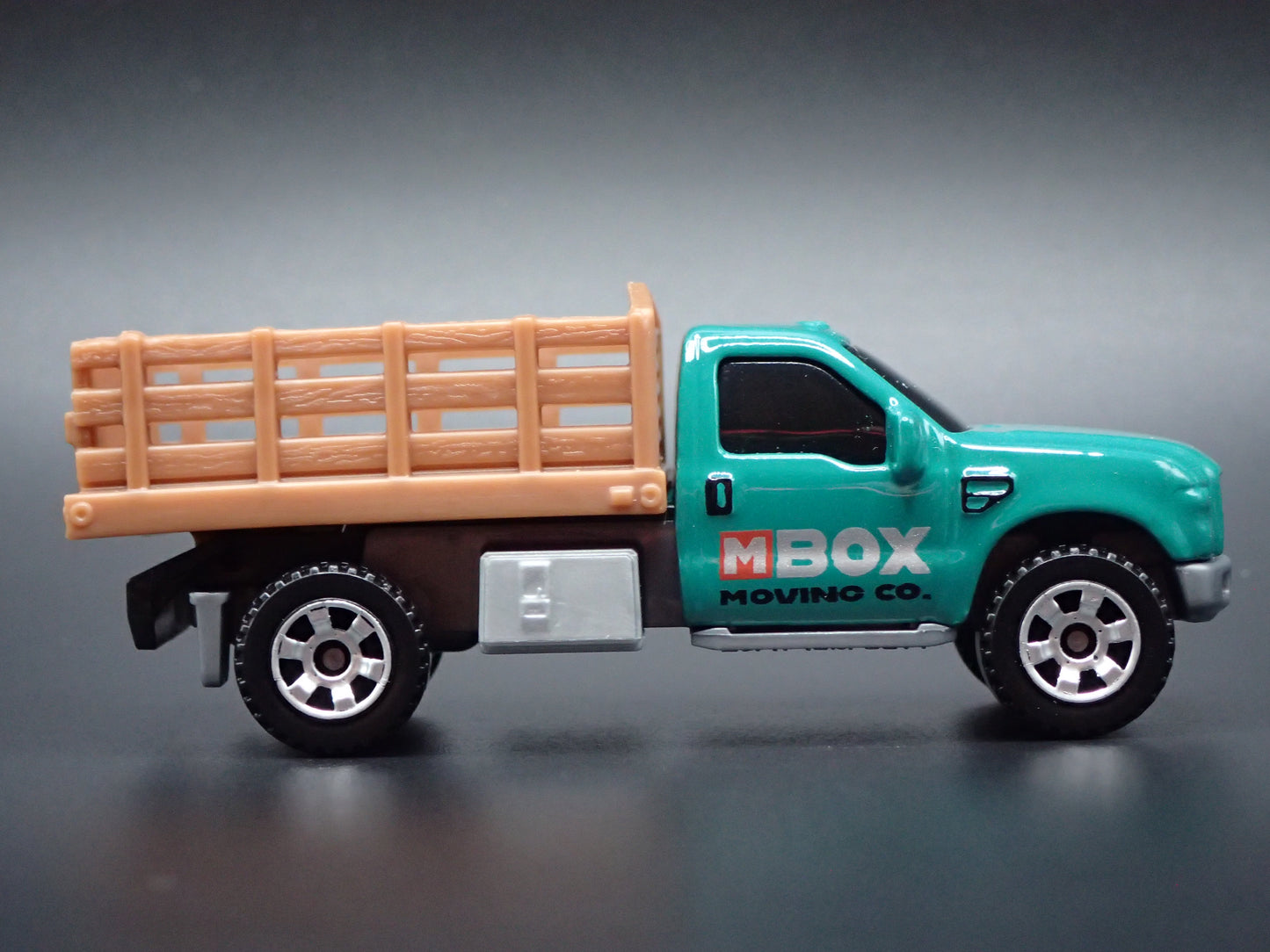 2017-2022 FORD F350 STAKE BED PICKUP TRUCK MOVING CO. 1:64 MB SCALE DIECAST MODEL CAR