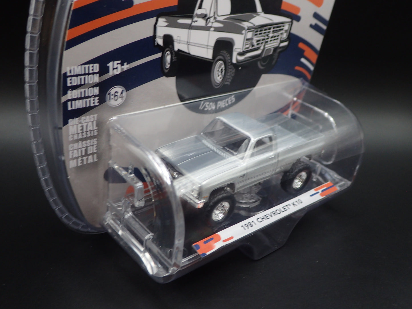 2026 GREENLIGHT RAW MACHINE 1981 CHEVY K10 PICKUP TRUCK SQUAREBODY CTC CHASE