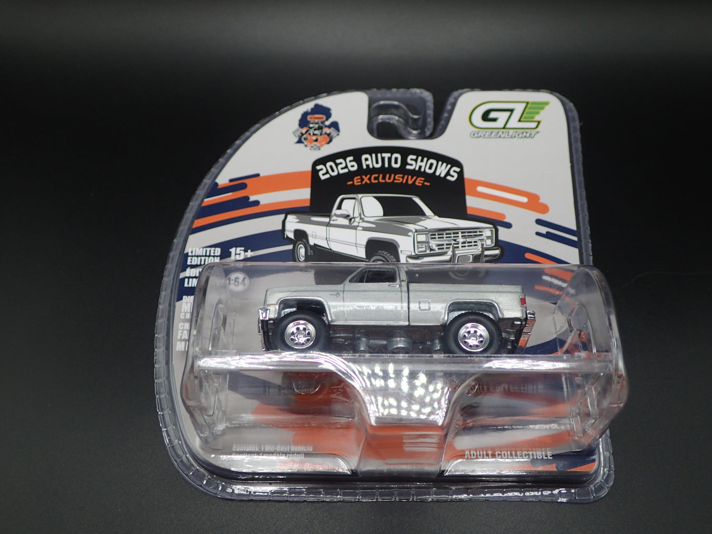 2026 GREENLIGHT RAW MACHINE 1981 CHEVY K10 PICKUP TRUCK SQUAREBODY CTC CHASE