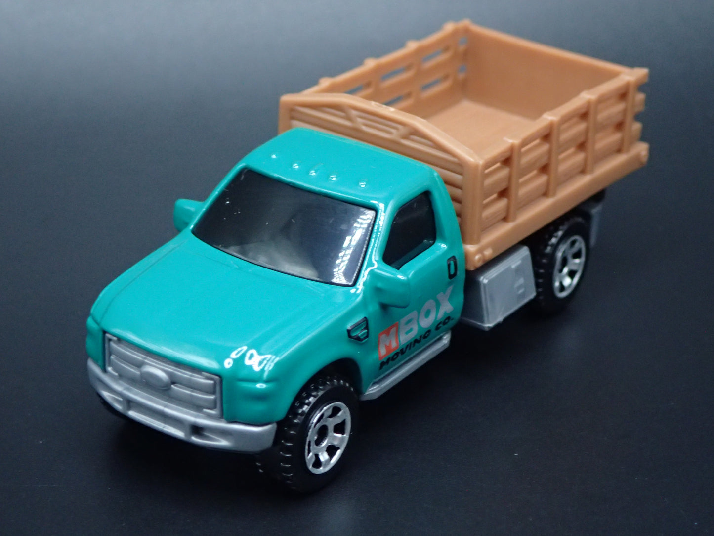 2017-2022 FORD F350 STAKE BED PICKUP TRUCK MOVING CO. 1:64 MB SCALE DIECAST MODEL CAR