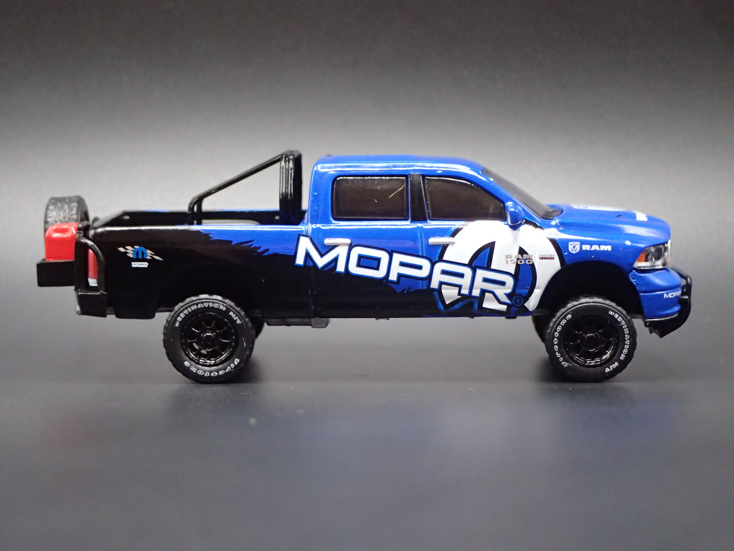 2009-2018 RAM 1500 4X4 BLUE MOPAR 1/64 SCALE COLLECTIBLE DIECAST MODEL CAR