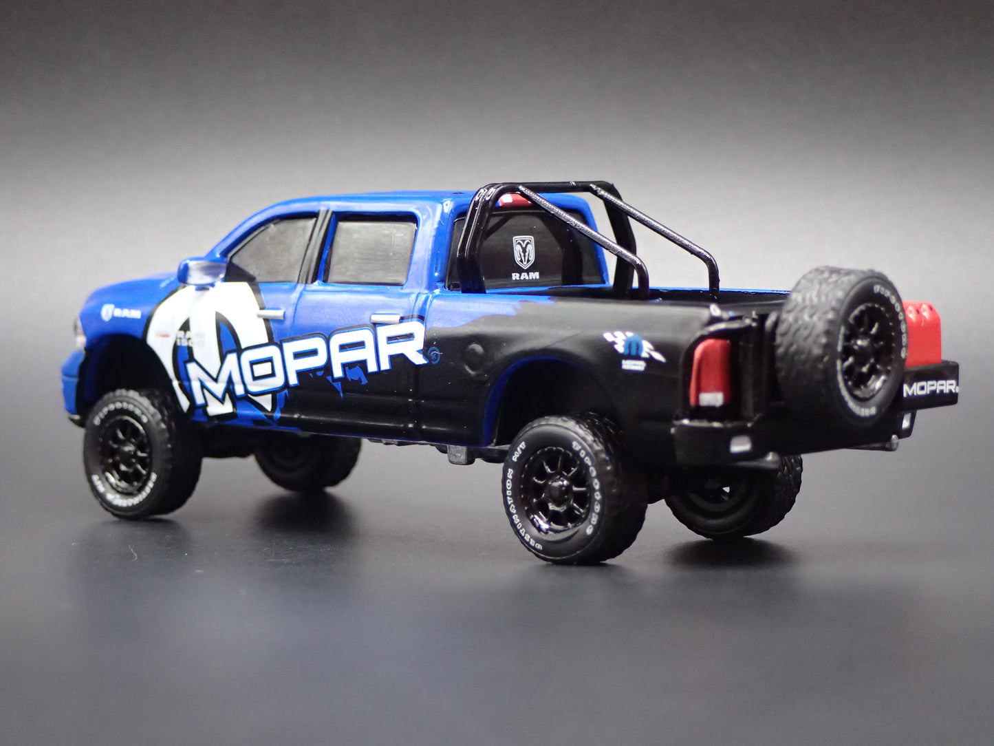 2009-2018 RAM 1500 4X4 BLUE MOPAR 1/64 SCALE COLLECTIBLE DIECAST MODEL CAR