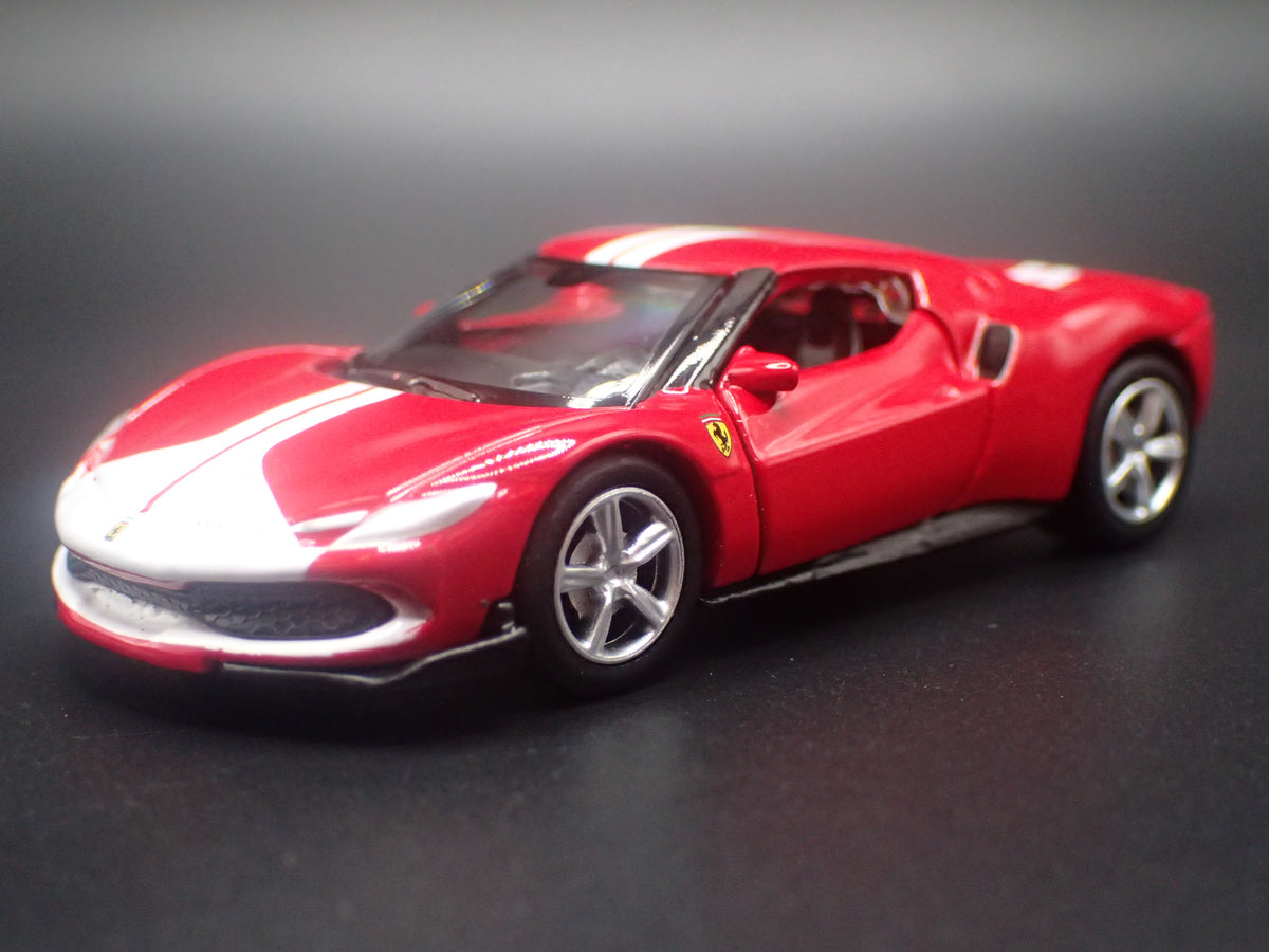 2022-2026 FERRARI 296 GTB ASSETTO FIORANO RED 1:64 SCALE COLLECTIBLE DIECAST MODEL CAR