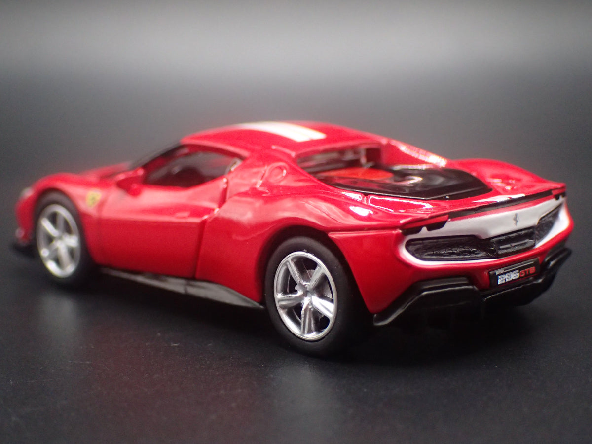 2022-2026 FERRARI 296 GTB ASSETTO FIORANO RED 1:64 SCALE COLLECTIBLE DIECAST MODEL CAR