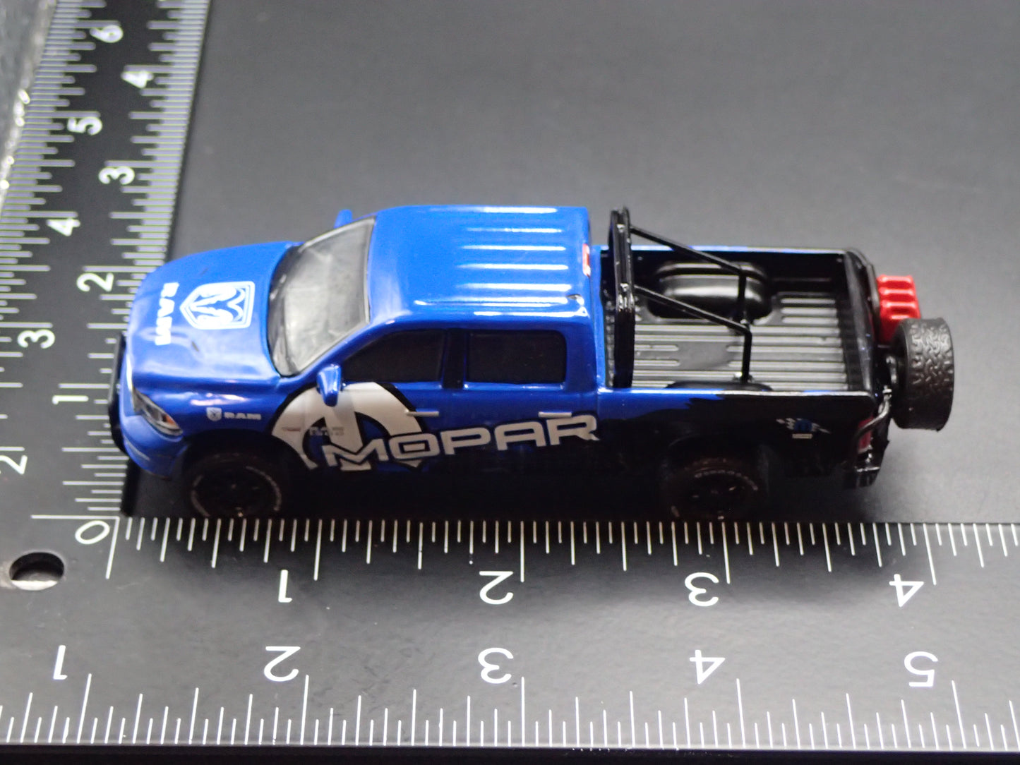 2009-2018 RAM 1500 4X4 BLUE MOPAR 1/64 SCALE COLLECTIBLE DIECAST MODEL CAR