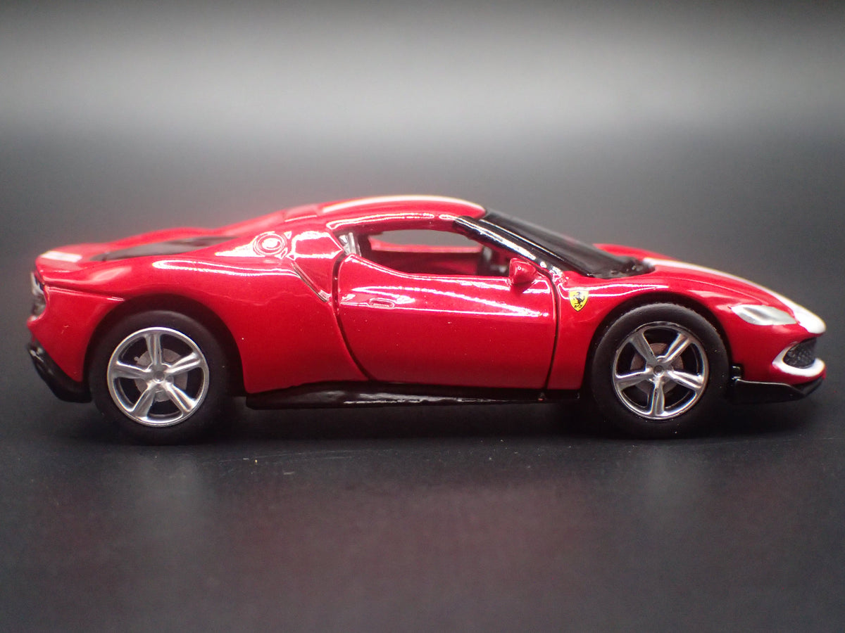 2022-2026 FERRARI 296 GTB ASSETTO FIORANO RED 1:64 SCALE COLLECTIBLE DIECAST MODEL CAR