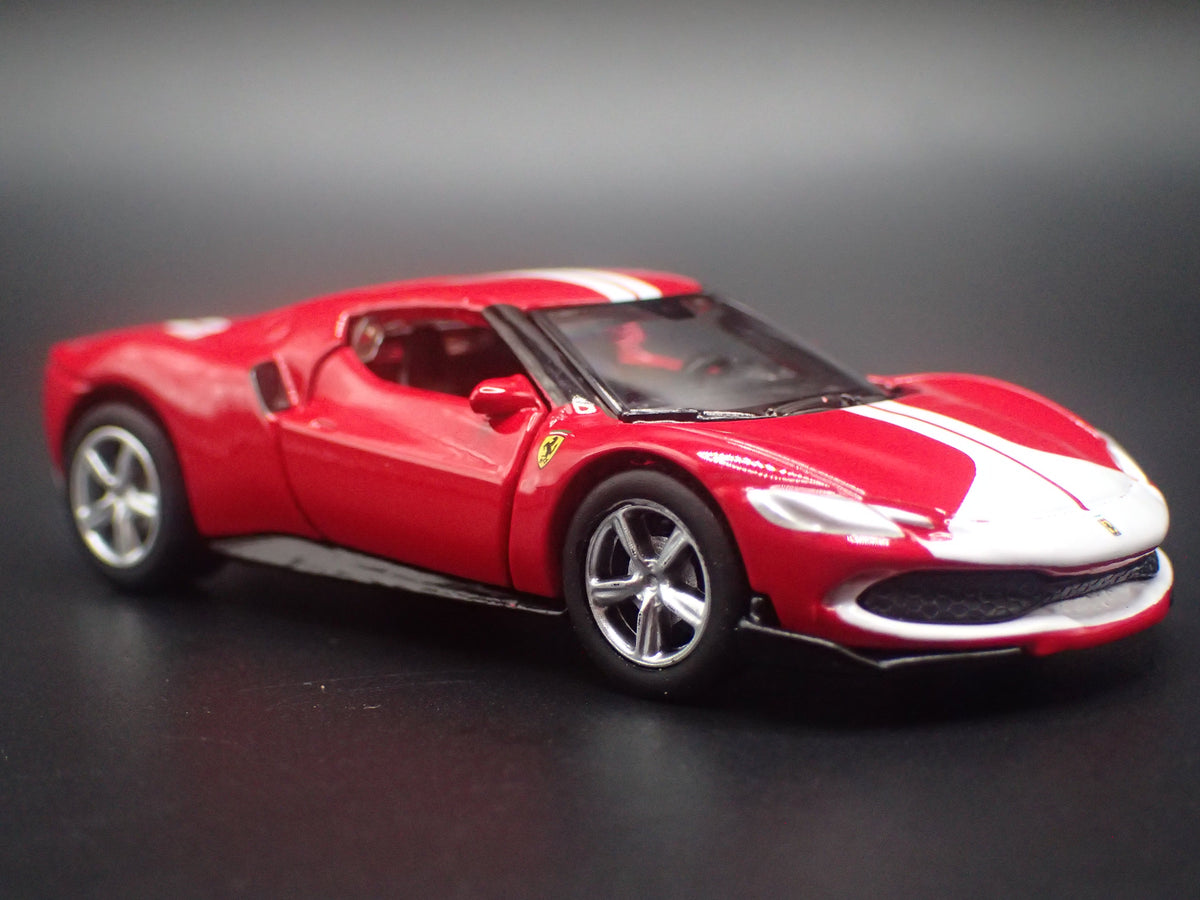 2022-2026 FERRARI 296 GTB ASSETTO FIORANO RED 1:64 SCALE COLLECTIBLE DIECAST MODEL CAR